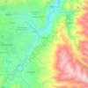 Químiag topographic map, elevation, terrain