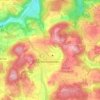 Donnstetten topographic map, elevation, terrain
