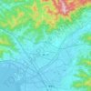 豐川市 topographic map, elevation, terrain