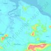 Simunjan topographic map, elevation, terrain