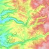 Pontarfynach topographic map, elevation, terrain