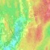 South Ohio topographic map, elevation, terrain