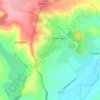 Lyddington topographic map, elevation, terrain