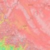 Tsamda County topographic map, elevation, terrain