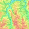 Castelnau-d'Auzan topographic map, elevation, terrain
