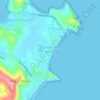 Boomerang Beach topographic map, elevation, terrain