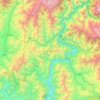 Shangla District topographic map, elevation, terrain