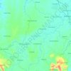Bunga Mayang topographic map, elevation, terrain
