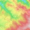 Tarentaise topographic map, elevation, terrain