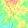 Cross Hill topographic map, elevation, terrain