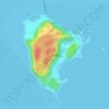 Hamahigashima topographic map, elevation, terrain