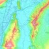 Sopó topographic map, elevation, terrain