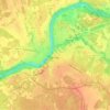 Velizh topographic map, elevation, terrain