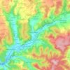 Bad Soden-Salmünster topographic map, elevation, terrain
