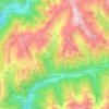 Vezza d'Oglio topographic map, elevation, terrain