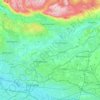 River Kelvin topographic map, elevation, terrain