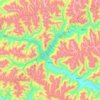 Pundo topographic map, elevation, terrain