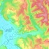 Olizy-Primat topographic map, elevation, terrain