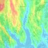 East Branch Westport River topographic map, elevation, terrain