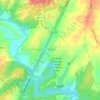 Piney Mountain topographic map, elevation, terrain
