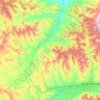 Songino Khairkhan topographic map, elevation, terrain