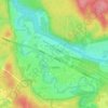 Grigiškės topographic map, elevation, terrain