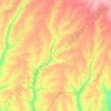 Вакулівська сільська громада topographic map, elevation, terrain