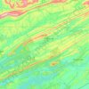 Hancock County topographic map, elevation, terrain