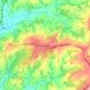 Hadlow Down topographic map, elevation, terrain