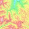 Chacas topographic map, elevation, terrain