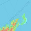 Tatsugo topographic map, elevation, terrain