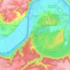 Vatteville-la-Rue topographic map, elevation, terrain