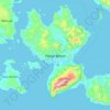 Pulau Bacan topographic map, elevation, terrain