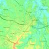 Balaraja topographic map, elevation, terrain