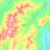 Bean's Purchase topographic map, elevation, terrain