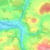 Thörishaus topographic map, elevation, terrain