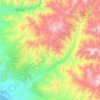 Coayllo topographic map, elevation, terrain