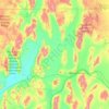 Humboldt County topographic map, elevation, terrain