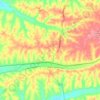 Waverly topographic map, elevation, terrain