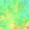 Cretas topographic map, elevation, terrain