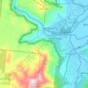 Barron Gorge topographic map, elevation, terrain