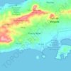Puerto Real topographic map, elevation, terrain