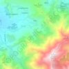 Zilia topographic map, elevation, terrain