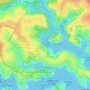 Hunters Hill topographic map, elevation, terrain