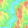 Szakály topographic map, elevation, terrain
