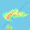 Hiva Oa topographic map, elevation, terrain