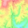 Cubley topographic map, elevation, terrain