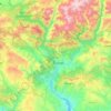Tunceli merkez topographic map, elevation, terrain