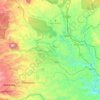 Nyeri Central topographic map, elevation, terrain