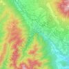 Fujimi topographic map, elevation, terrain